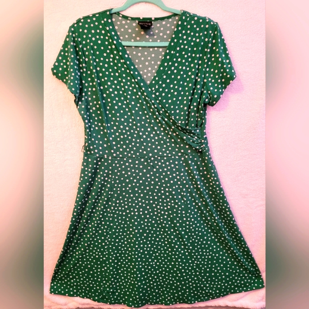 Green Polka Dot Dress